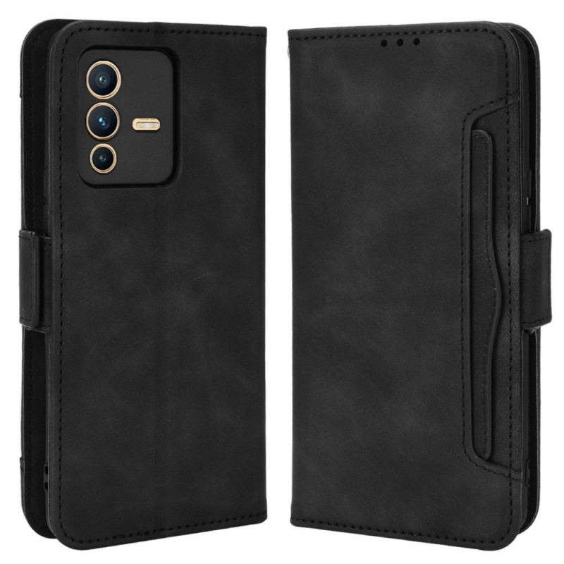 Capa Flip Para Vivo V23 5G Cartões Múltiplos