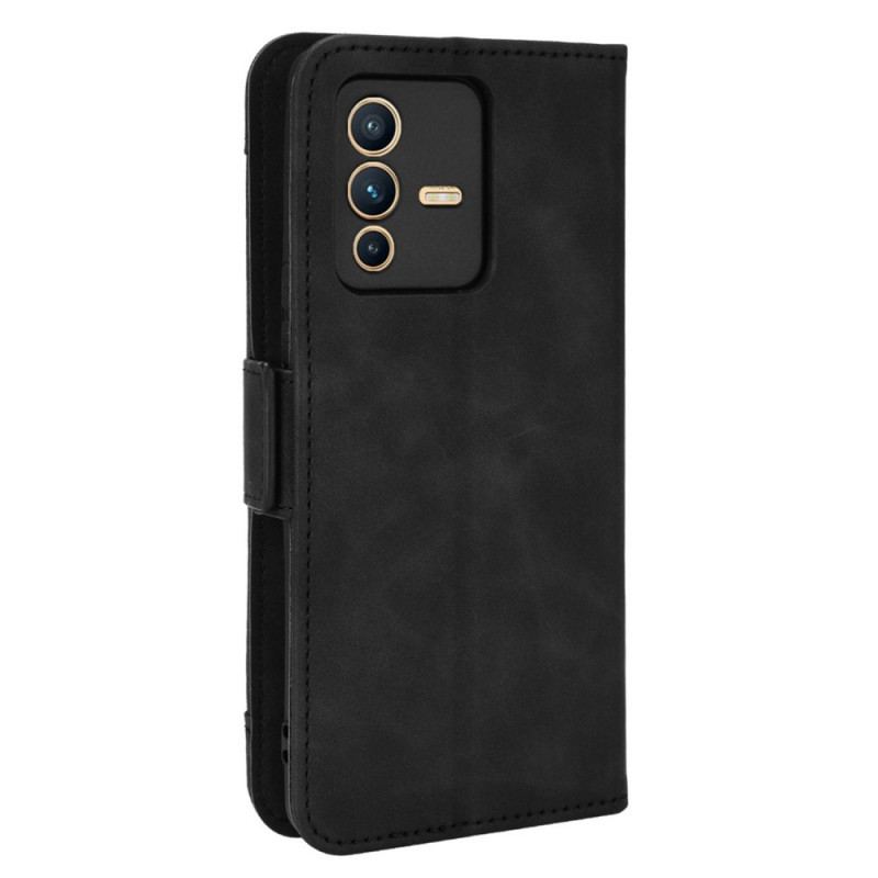 Capa Flip Para Vivo V23 5G Cartões Múltiplos