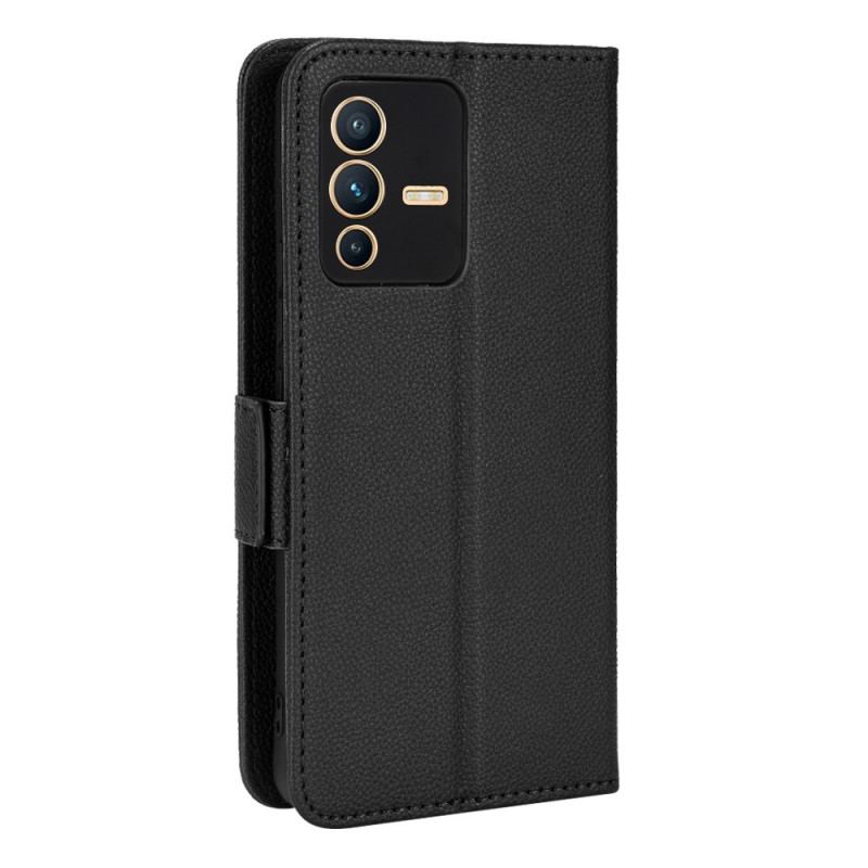 Capa Flip Para Vivo V23 5G Fecho Duplo Finesse