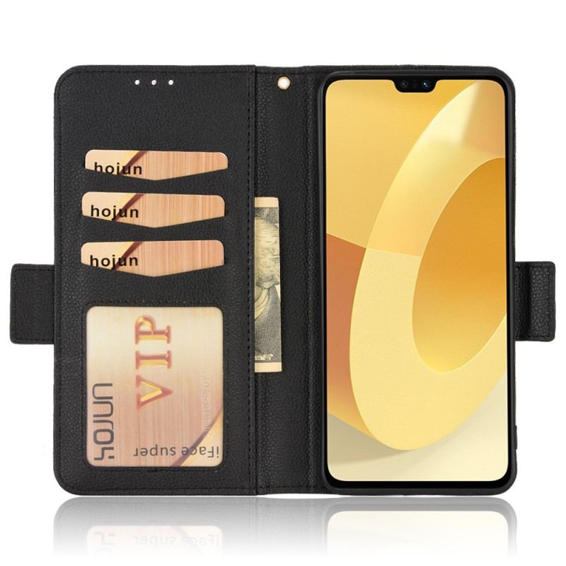 Capa Flip Para Vivo V23 5G Fecho Duplo Finesse