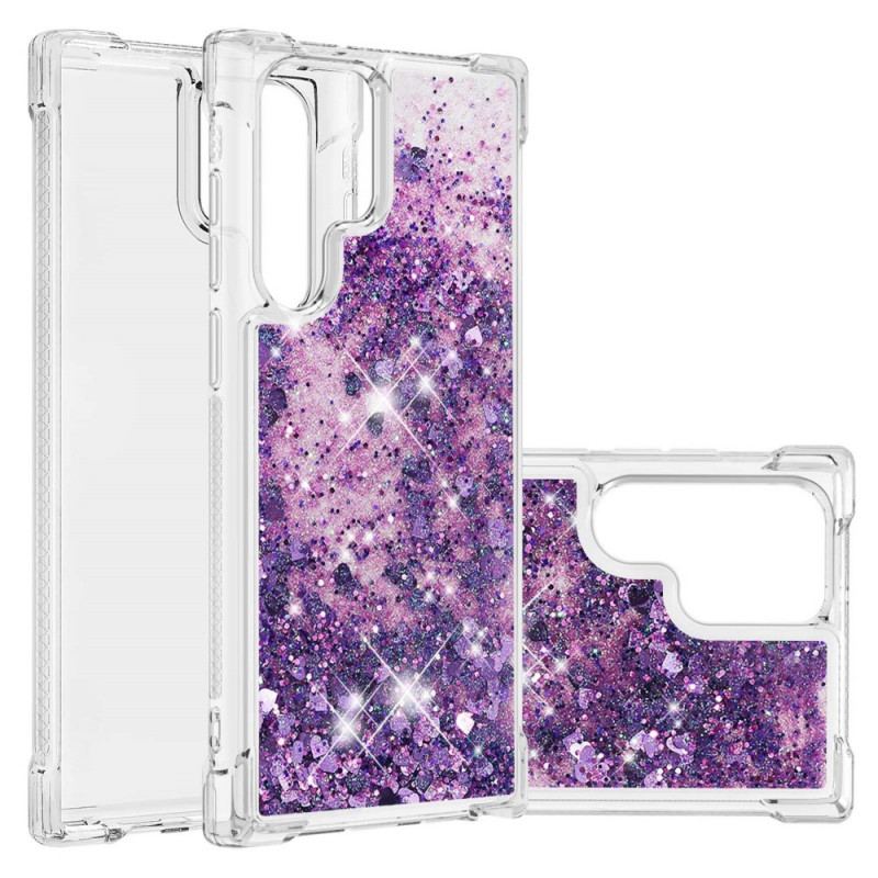 Capa De Celular Para Samsung Galaxy S22 Ultra 5G Desejos Lantejoulas