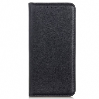 Capa De Celular Para Samsung Galaxy S22 Ultra 5G Flip Couro Litchi Elegance Dividido