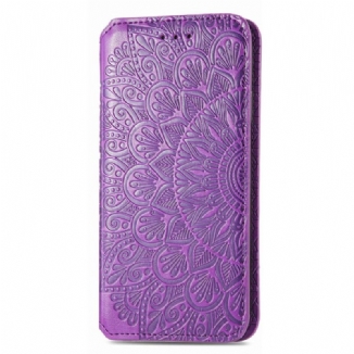 Capa De Celular Para Samsung Galaxy S22 Ultra 5G Flip Mandala