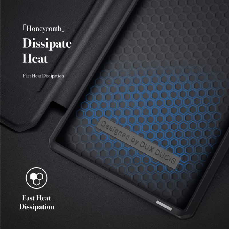 Capa De Celular Para Samsung Galaxy S22 Ultra 5G Flip Pele Série X Dux Ducis