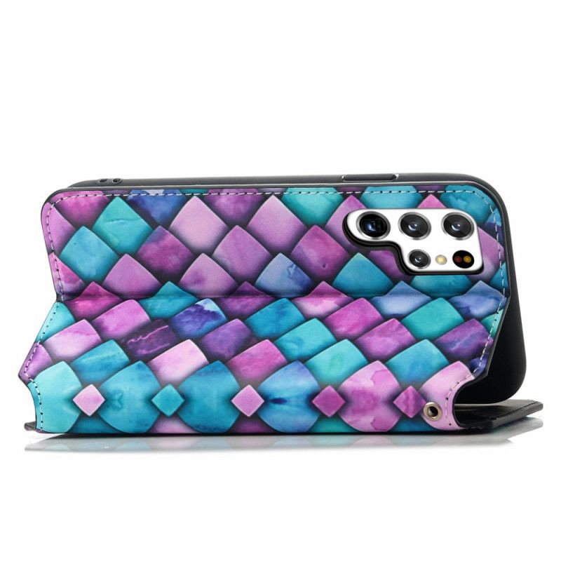 Capa De Celular Para Samsung Galaxy S22 Ultra 5G Flip Projeto Rfid Caseneo