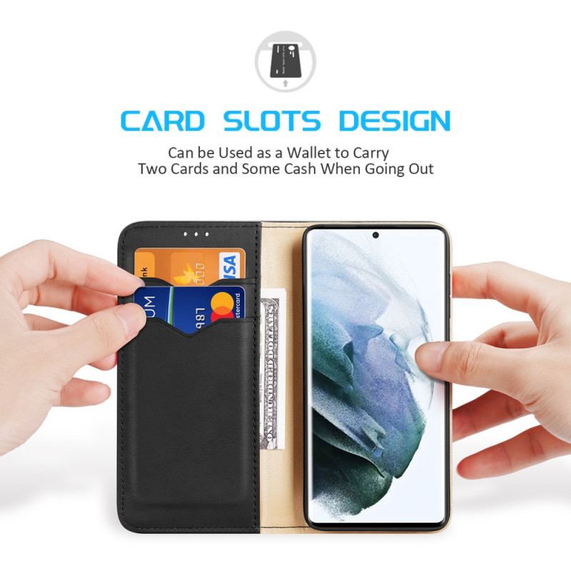 Capa De Celular Para Samsung Galaxy S22 Ultra 5G Flip Rfid Dux Ducis