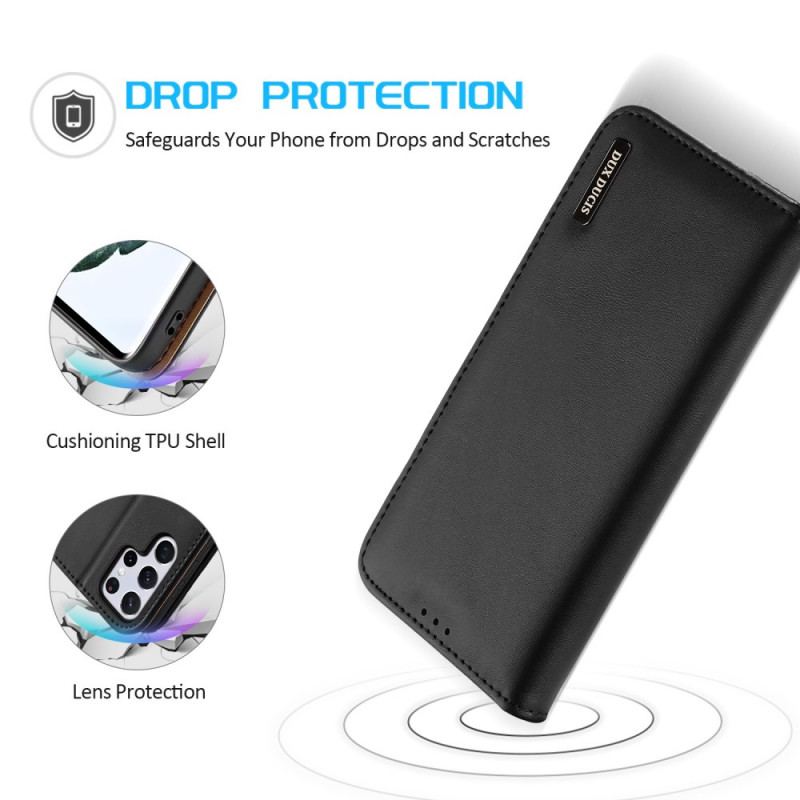 Capa De Celular Para Samsung Galaxy S22 Ultra 5G Flip Rfid Dux Ducis