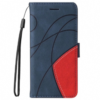 Capa Flip Para Samsung Galaxy S22 Ultra 5G Dois Tons