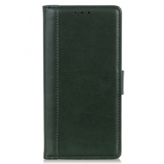 Capa Flip Para Samsung Galaxy S22 Ultra 5G Estilo Couro Elegância