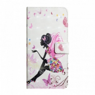 Capa Flip Para Samsung Galaxy S22 Ultra 5G Fada Mágica