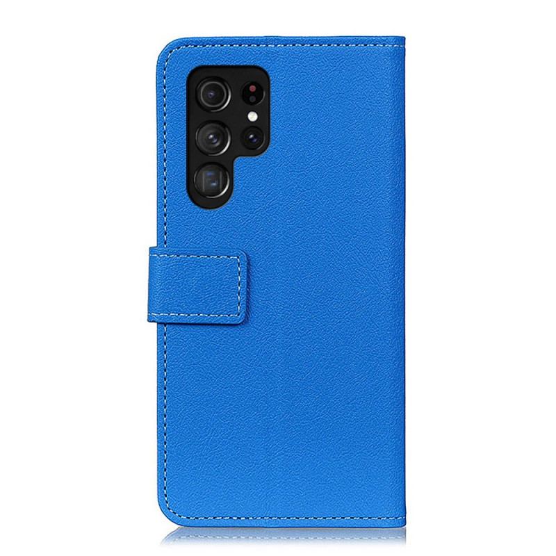 Capa Folio Para Samsung Galaxy S22 Ultra 5G Clássico