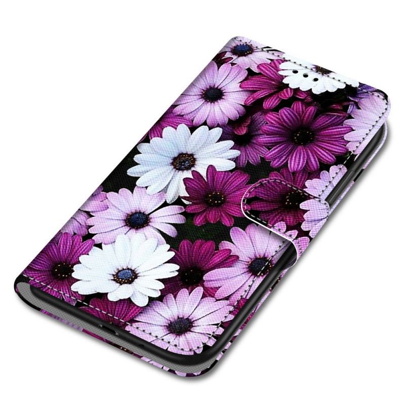 Capa Folio Para Samsung Galaxy S22 Ultra 5G Maravilha Floral