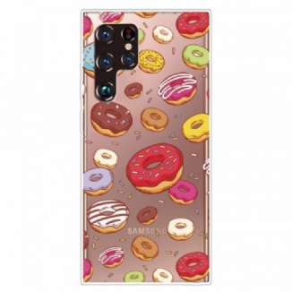 Capa Para Samsung Galaxy S22 Ultra 5G Amo Rosquinhas