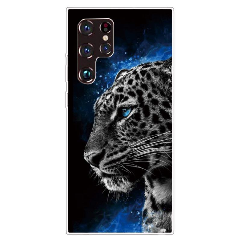 Capa Para Samsung Galaxy S22 Ultra 5G Cara De Tigre