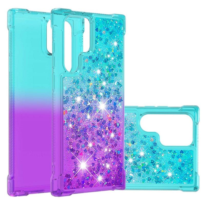 Capa Para Samsung Galaxy S22 Ultra 5G Cores De Lantejoulas