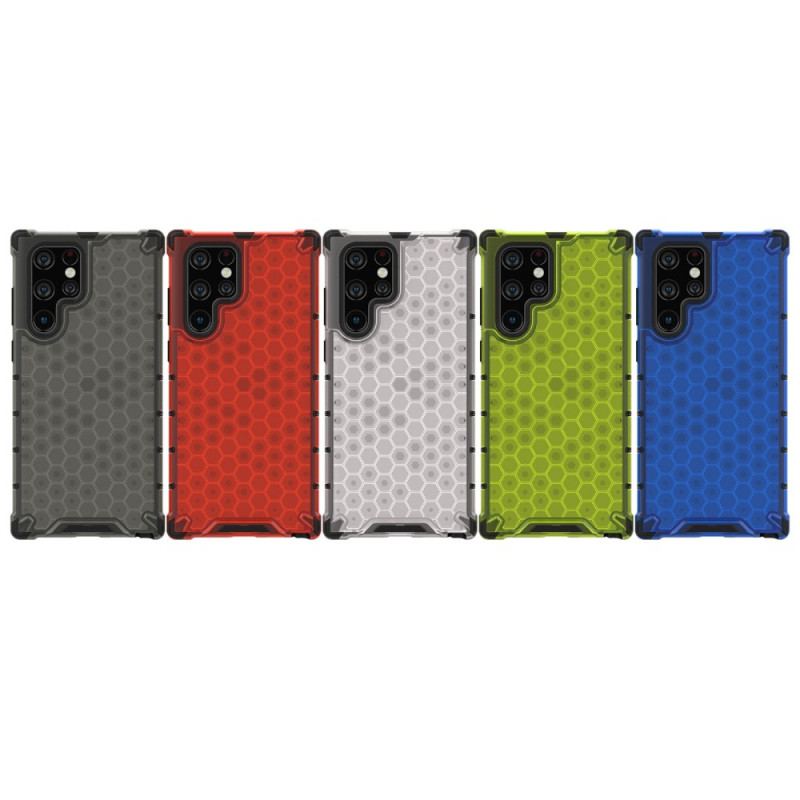 Capa Para Samsung Galaxy S22 Ultra 5G Estilo Favo De Mel