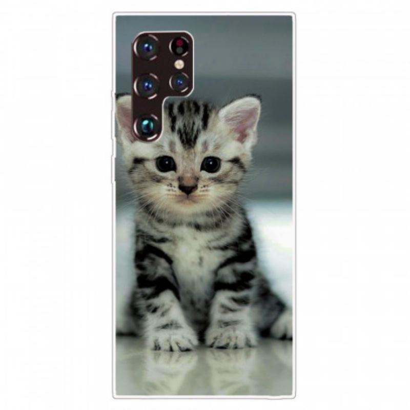 Capa Para Samsung Galaxy S22 Ultra 5G Gatinho Gatinho