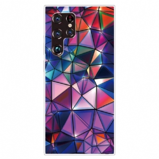 Capa Para Samsung Galaxy S22 Ultra 5G Geometria Flexível