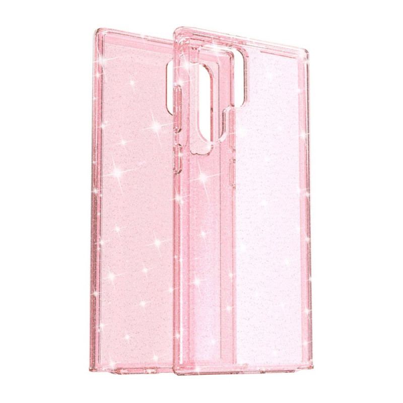 Capa Para Samsung Galaxy S22 Ultra 5G Lantejoulas Transparentes