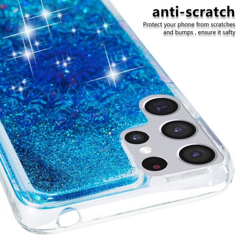 Capa Para Samsung Galaxy S22 Ultra 5G Mandala De Glitter