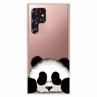 Capa Para Samsung Galaxy S22 Ultra 5G Panda Sem Costura