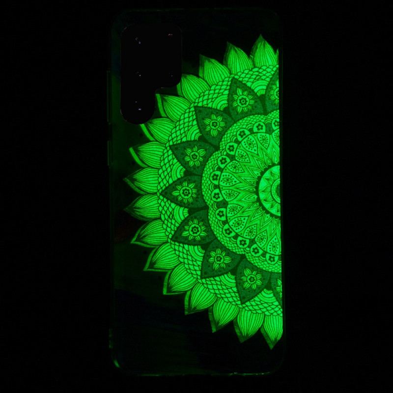 Capa Para Samsung Galaxy S22 Ultra 5G Série Floral Fluorescente