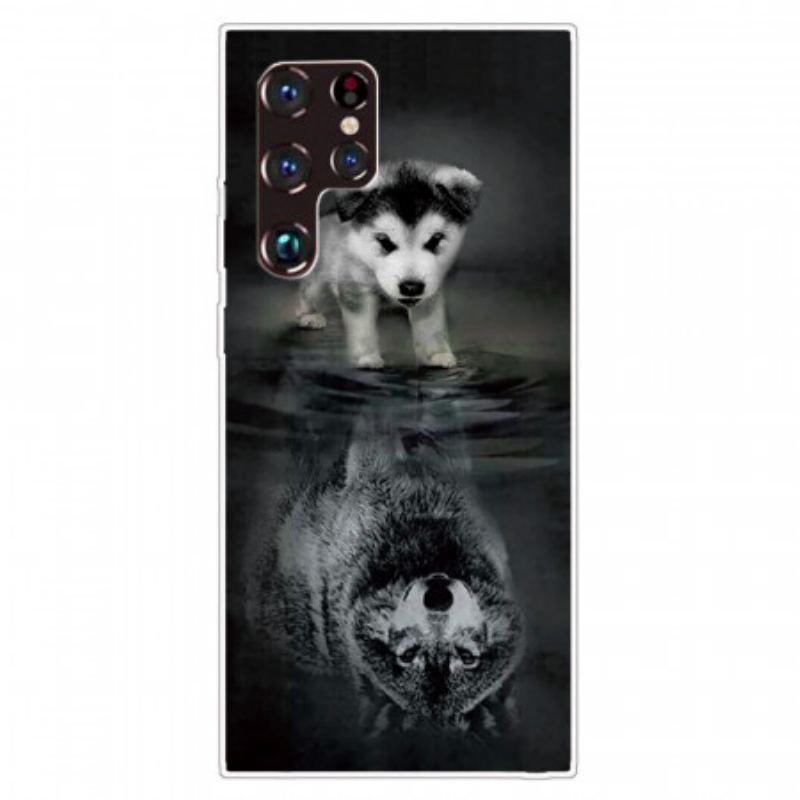 Capa Para Samsung Galaxy S22 Ultra 5G Sonho De Cachorrinho