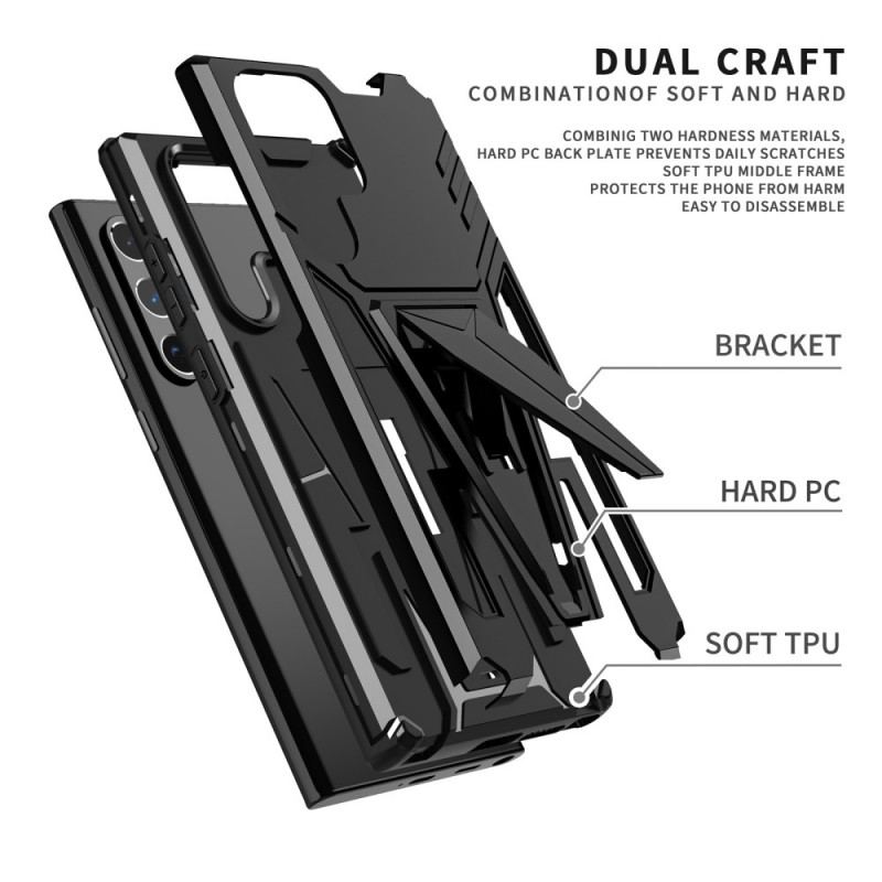 Capa Para Samsung Galaxy S22 Ultra 5G Suporte Premium