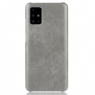 Capa De Celular Para Samsung Galaxy M51 Efeito Couro Lichia