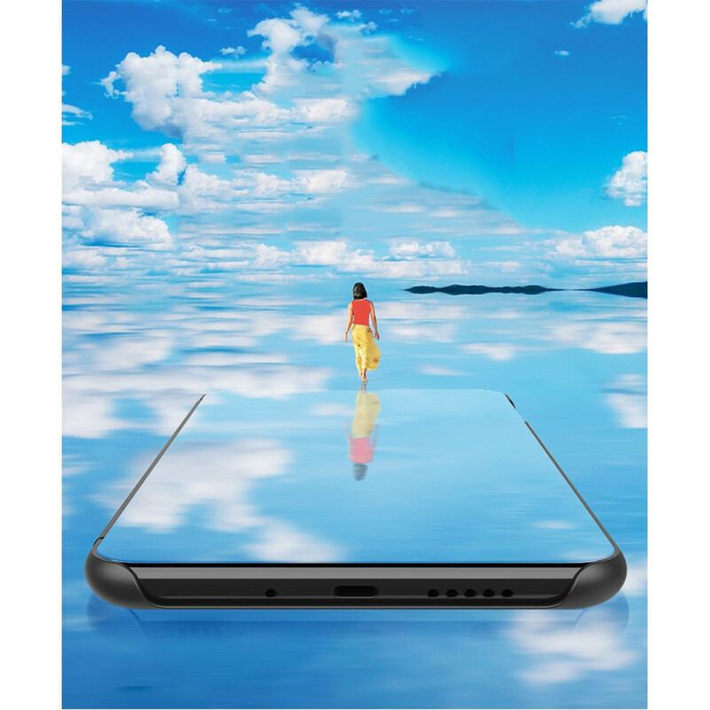 Capa De Celular Para Samsung Galaxy M51 Espelho E Couro Sintético