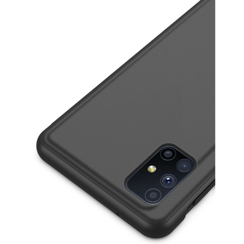 Capa De Celular Para Samsung Galaxy M51 Espelho E Couro Sintético