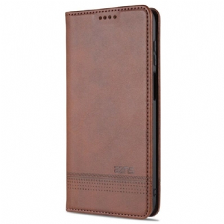 Capa De Celular Para Samsung Galaxy M51 Flip Estilo De Couro Azns