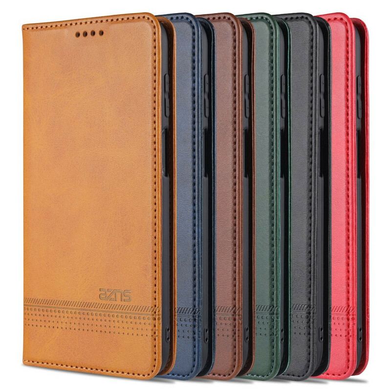 Capa De Celular Para Samsung Galaxy M51 Flip Estilo De Couro Azns