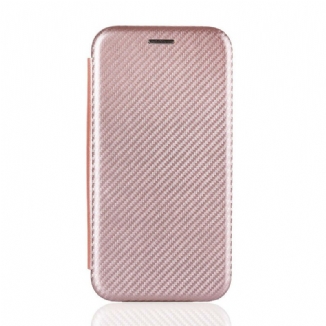 Capa De Celular Para Samsung Galaxy M51 Flip Fibra De Carbono