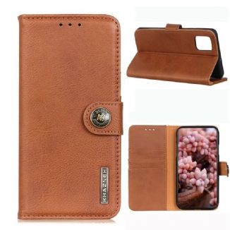 Capa Flip Para Samsung Galaxy M51 Imitação De Couro Khazneh