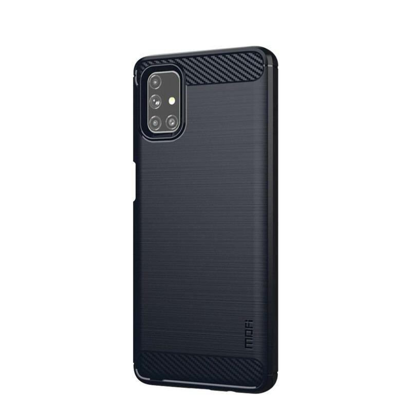 Capa Para Samsung Galaxy M51 Fibra De Carbono Escovada Mofi