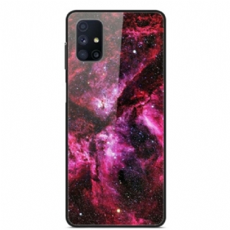 Capa Para Samsung Galaxy M51 Vidro Temperado Rosa