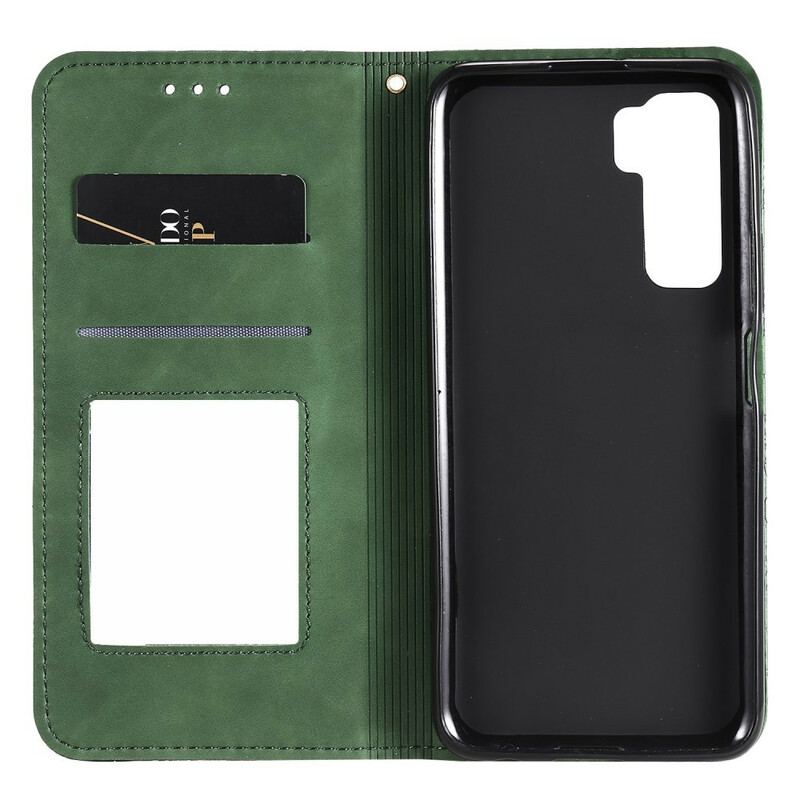 Capa De Celular Para Huawei P40 Lite 5G Flip Estampa Estrela