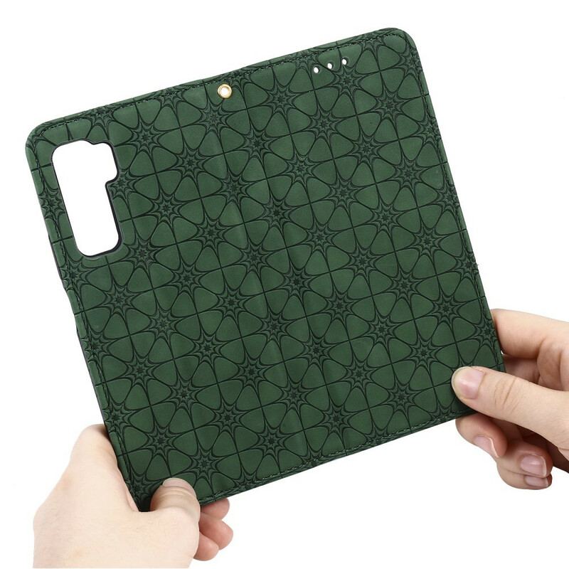 Capa De Celular Para Huawei P40 Lite 5G Flip Estampa Estrela