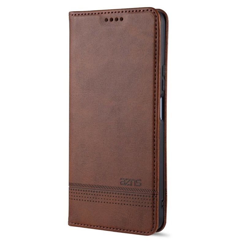 Capa De Celular Para Huawei P40 Lite 5G Flip Estilo De Couro Azns