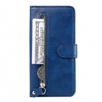 Capa De Couro Para Huawei P40 Lite 5G Porta-moedas Vintage