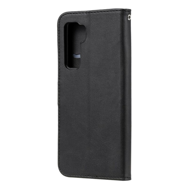 Capa De Couro Para Huawei P40 Lite 5G Porta-moedas Vintage