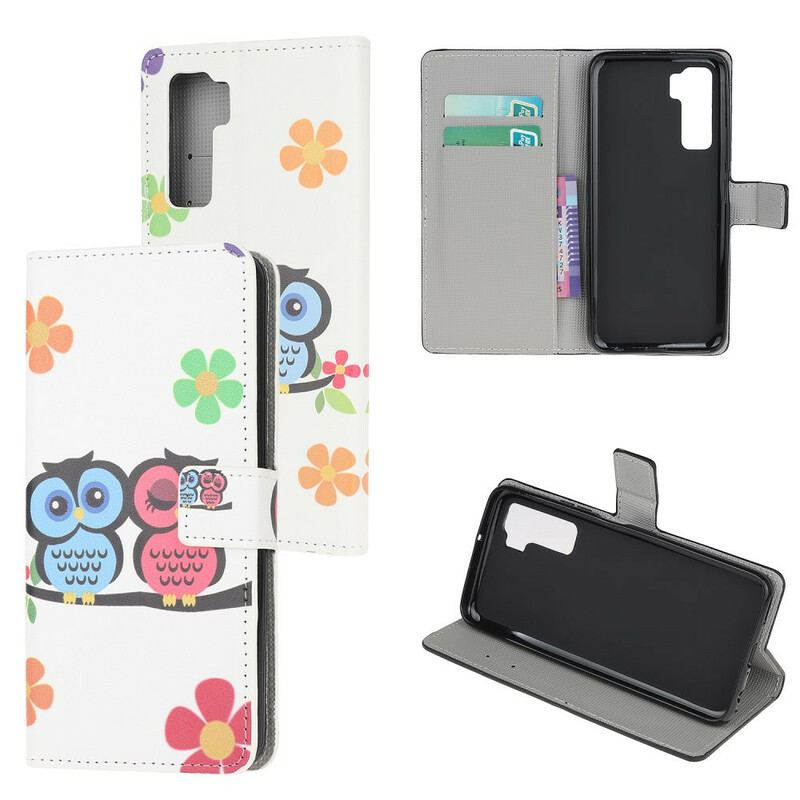 Capa Flip Para Huawei P40 Lite 5G Eu Amo Paris