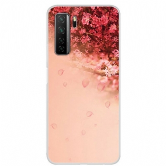 Capa Para Huawei P40 Lite 5G Árvore Romântica Perfeita