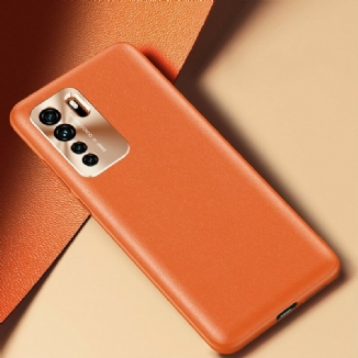 Capa Para Huawei P40 Lite 5G Estilo Cor De Couro