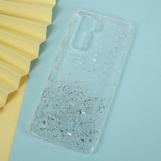 Capa Para Huawei P40 Lite 5G Glitter Em Pó