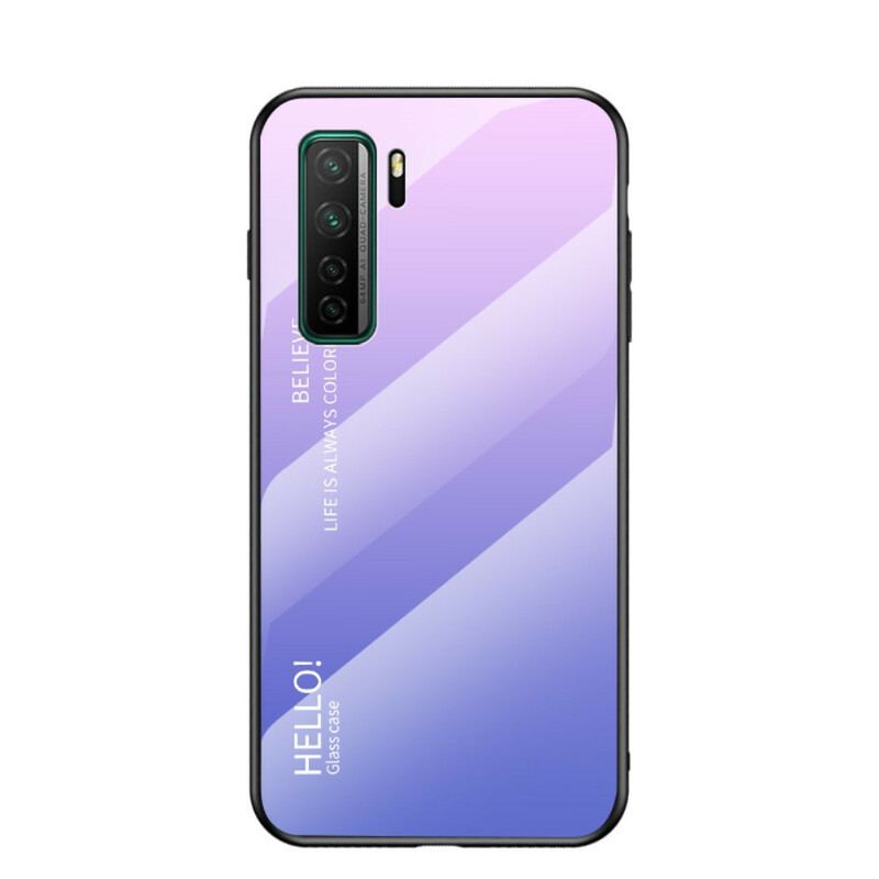 Capa Para Huawei P40 Lite 5G Olá Vidro Temperado