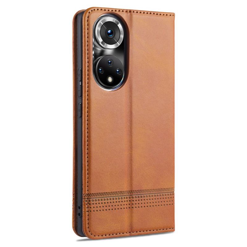 Capa De Celular Para Huawei Nova 9 Flip Estilo De Couro Azns