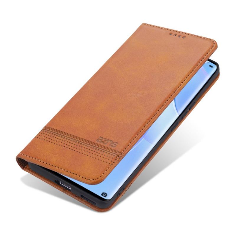 Capa De Celular Para Huawei Nova 9 Flip Estilo De Couro Azns