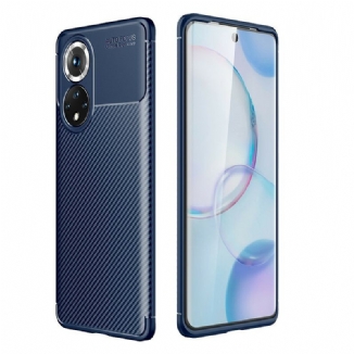 Capa De Celular Para Huawei Nova 9 Textura Flexível De Fibra De Carbono